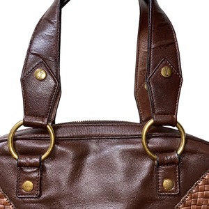 vintage YVES SAINT LAURENT RIVE GAUCHE leather boston bag