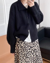High neck Cardigan　T20231