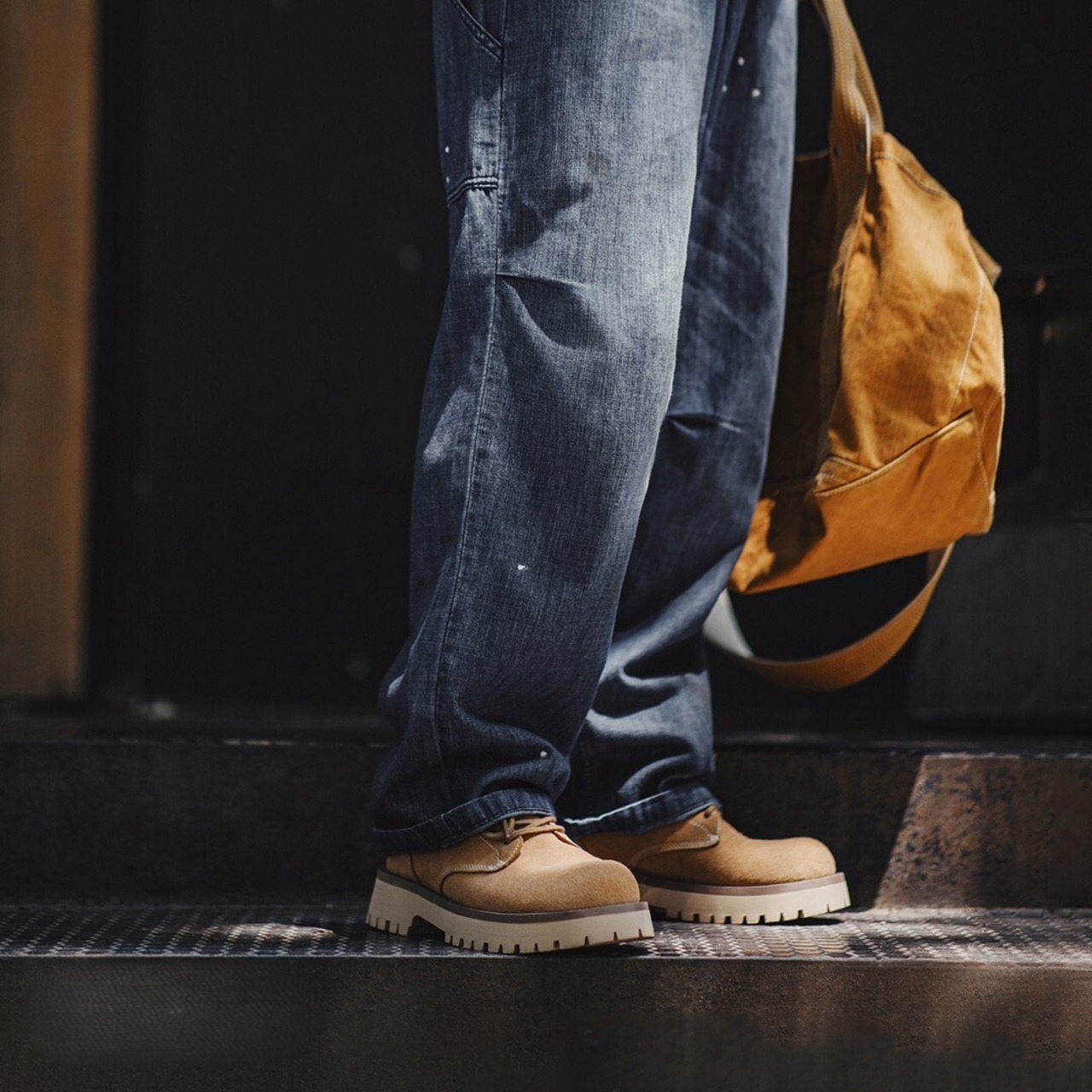 Cow Suede High-Top Ankle Boots / カウ スエード ハイトップ アンクル ブーツ