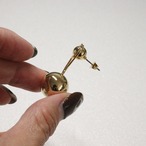 ダブルボールピアス ニッケルフリーポスト使用 低アレルギー bittersweet