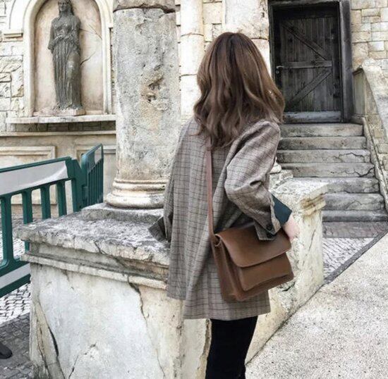 JNBY 写真4枚目が実物に近い チェック柄 コート テーラードジャケット 38 JNBY 写真4枚目が実物に近い チェック柄 コート テーラード