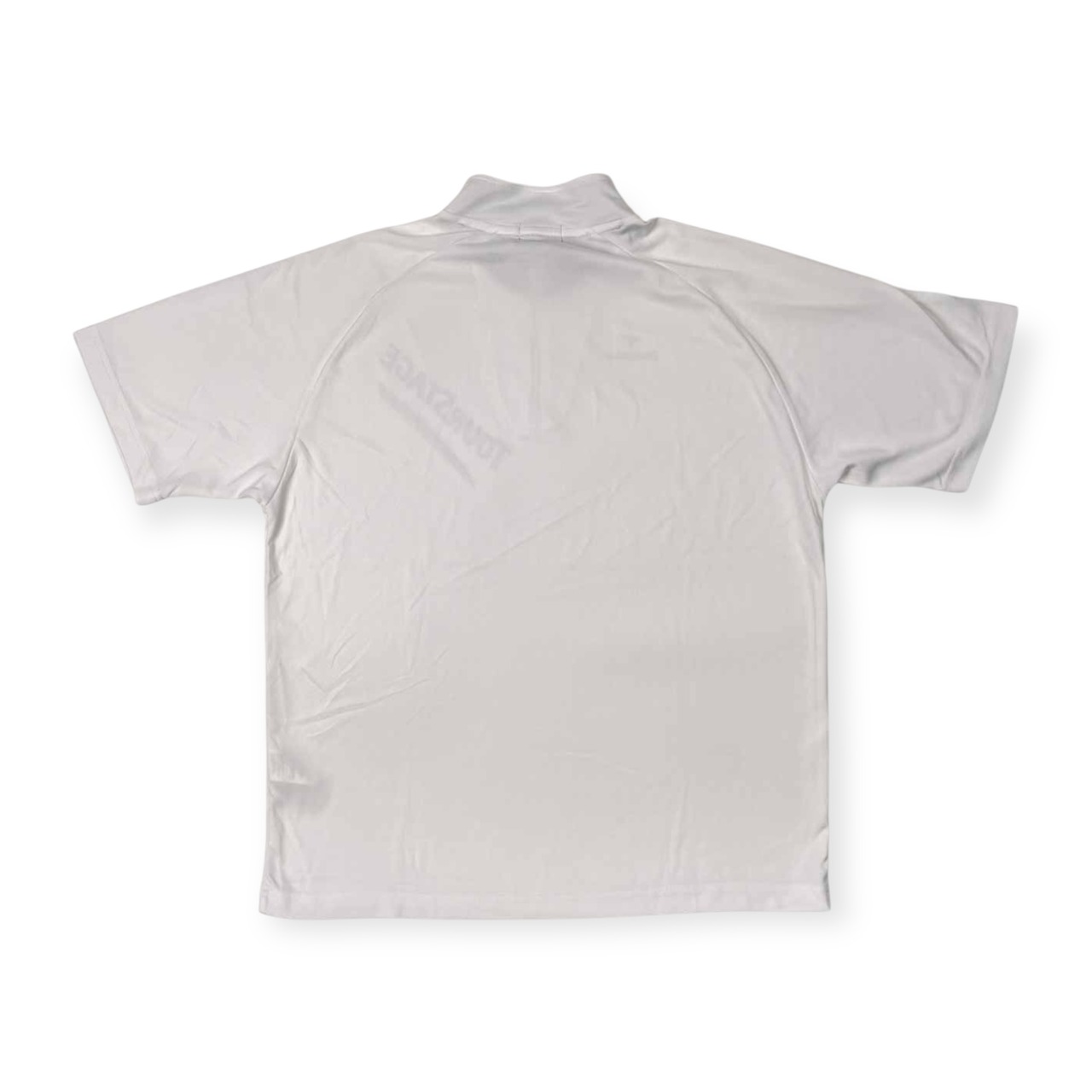 TOURSTAGE ツアーステージ ゴルフ ハイネック ハーフジップ 半袖 ドライ シャツ サイズ LL /メンズ/ホワイト