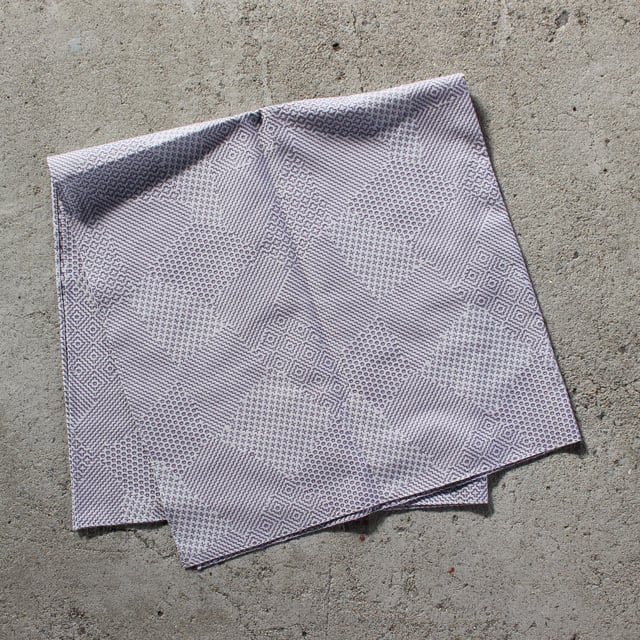 三和織物 紋刺し子 風呂敷 [グレーx紫] | HAS A SCALE