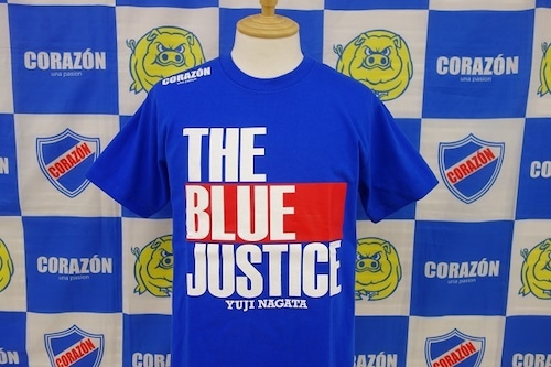 永田裕志✖️CORAZON『THE BLUE JUSTICE』Tシャツ