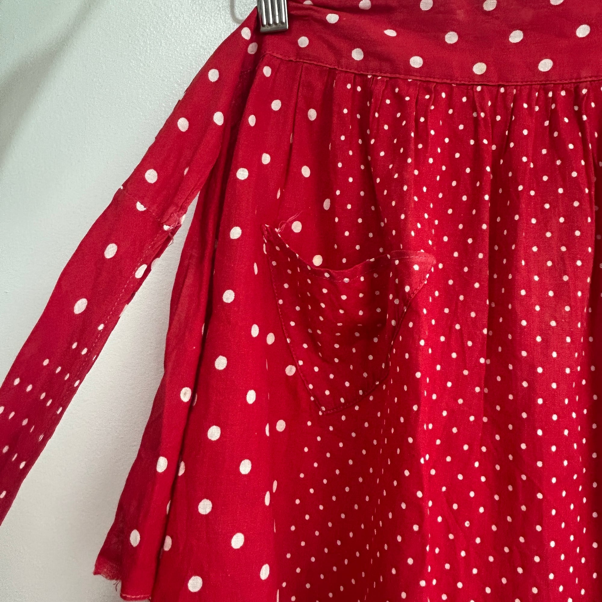 vintage Handmade 水玉エプロン | Milo Antiques & Vintage