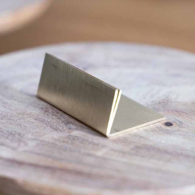 真鍮カードスタンド　ワイドサイズ（2614）