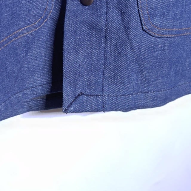 NOS !! 1980s~ SUI JAIL Denim Work Jacket with Stencil / USA 実物