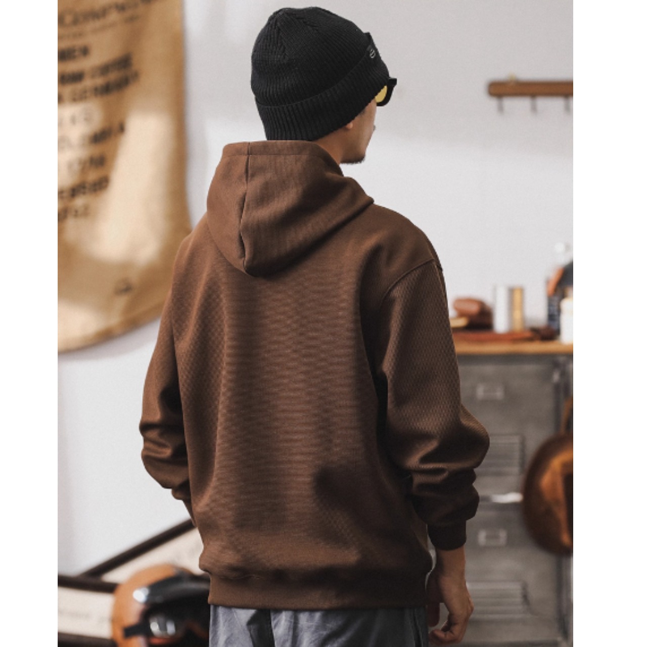 ロゴ刺繍プルオーバーパーカー　TB1716・画像2