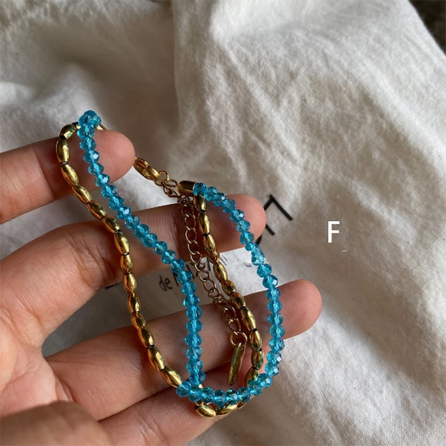 CHAIレトロな彩色ビーズブレスレット 6s