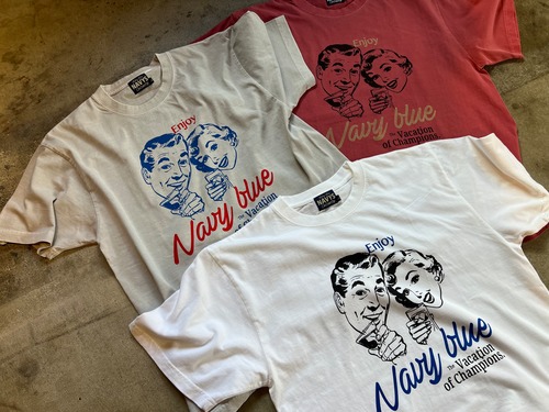 NAVY BLUES ASHED Tee