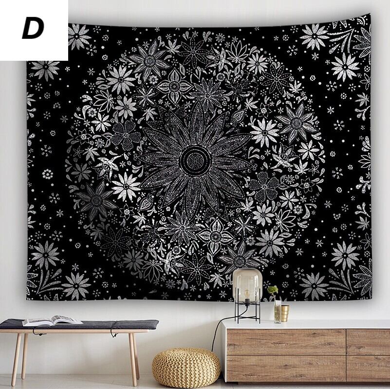 タペストリー ヨガ 曼荼羅 サイケデリック 150cm x 100cm 150cm x