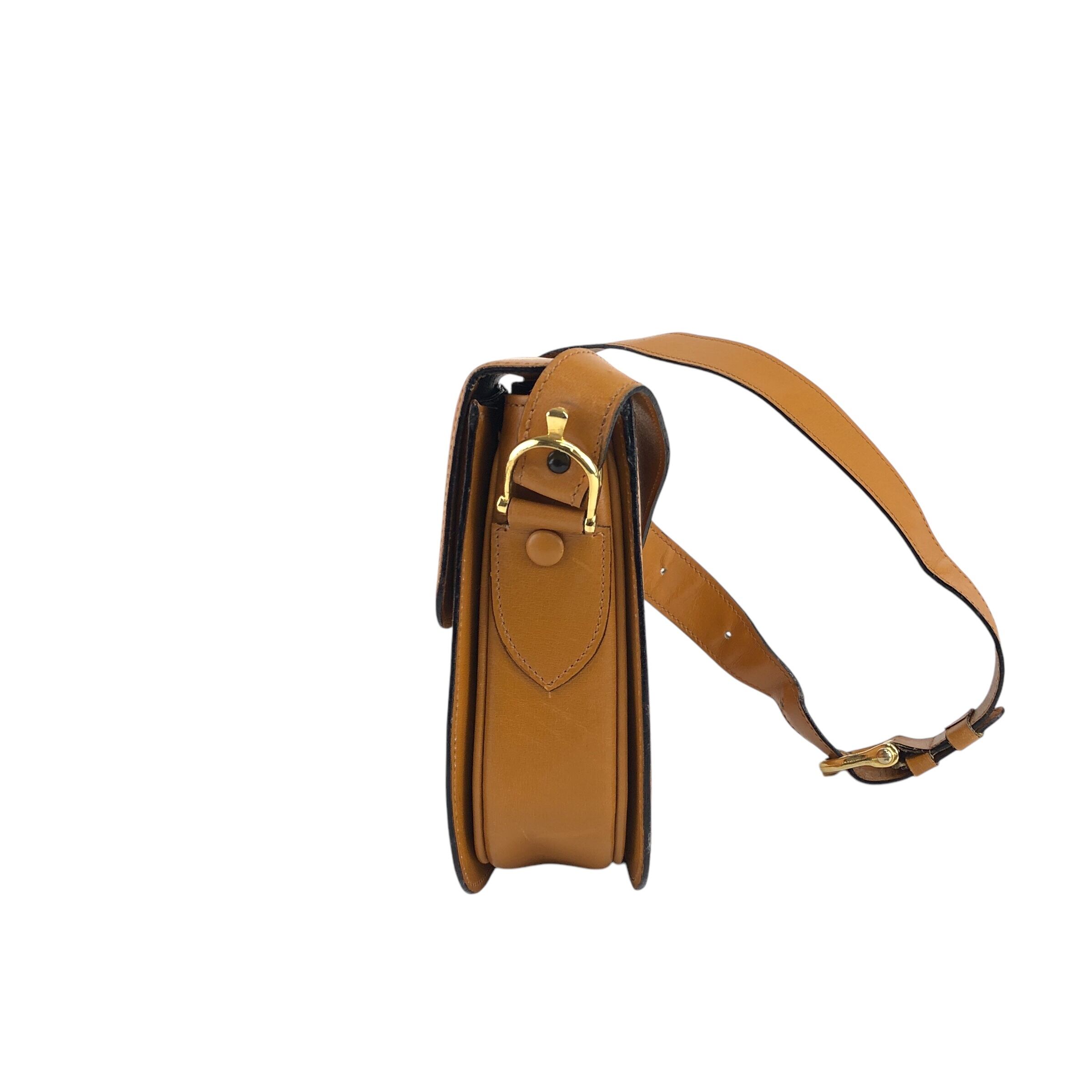 CELINE セリーヌ ショルダーバッグ キャメル 馬車 ホースキャリッジ