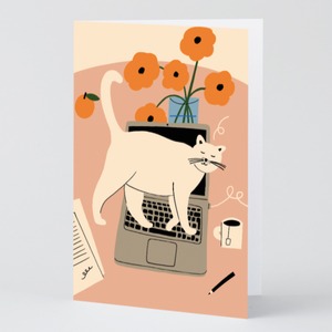 WRAP / Stop Working ART CARD -Artwork by Karl-Joel Larsson-