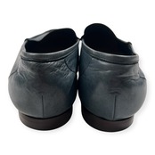 ATELIER RICCO アトリエ リコ 馬革 本革 レザー ローファー スリッポン 8 1/2 /26.5/ブルー系/革靴/シューズ/ホースレザー