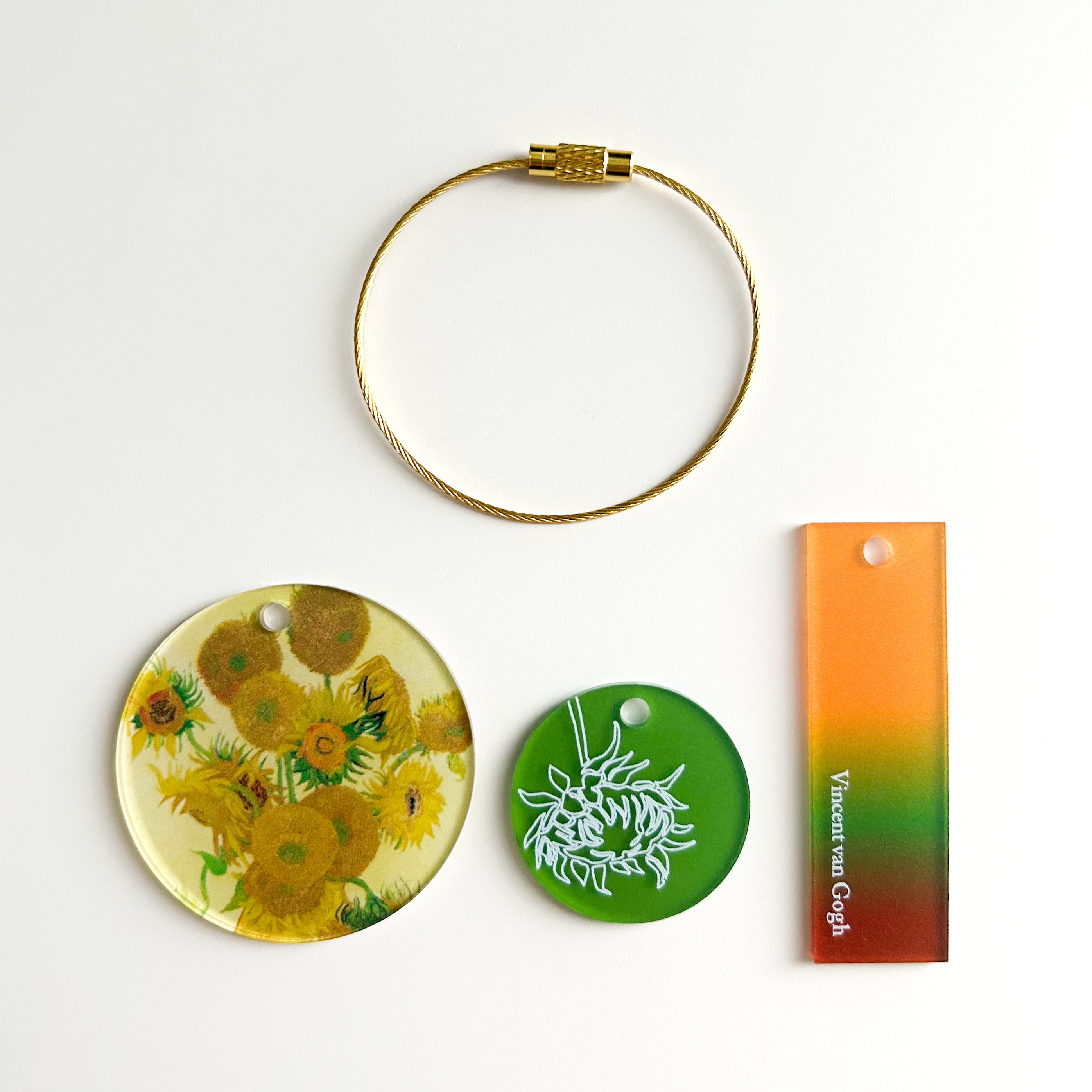 ゴッホ アクリルキーホルダー ひまわり＜東京都美術館ミュージアム