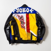 再構築 モーターサイクルリメイクジャケットSPORTS MIX BOMBER JACKET FOX sbomberjk02