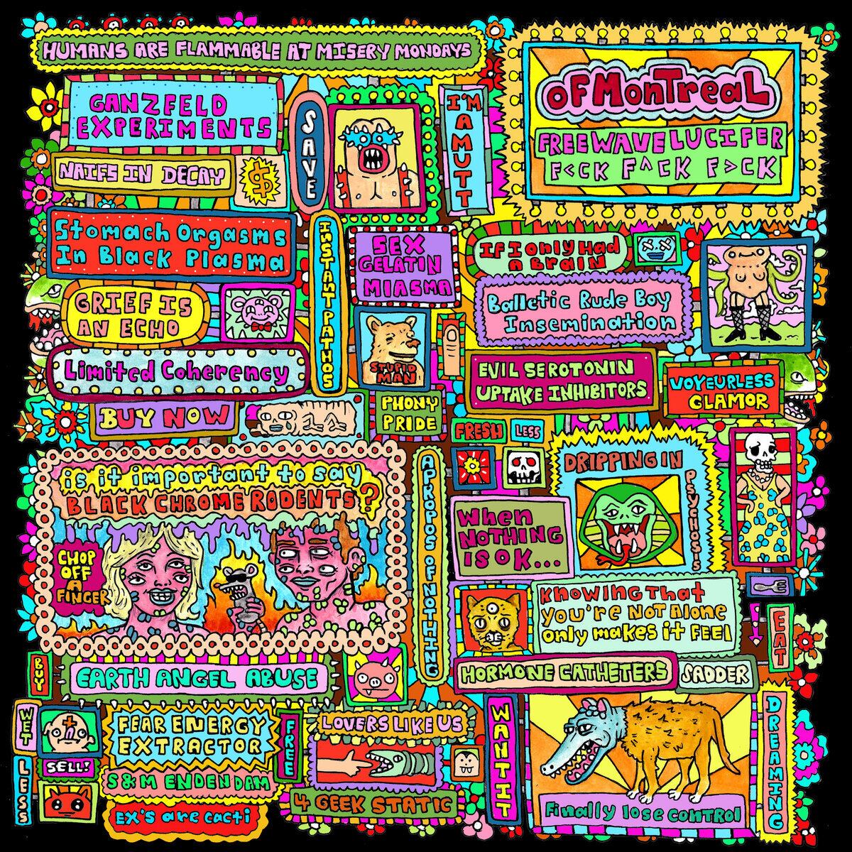 of Montreal / Freewave Lucifer f<ck f​^​ck f>ck（Lyd Cyan LP）