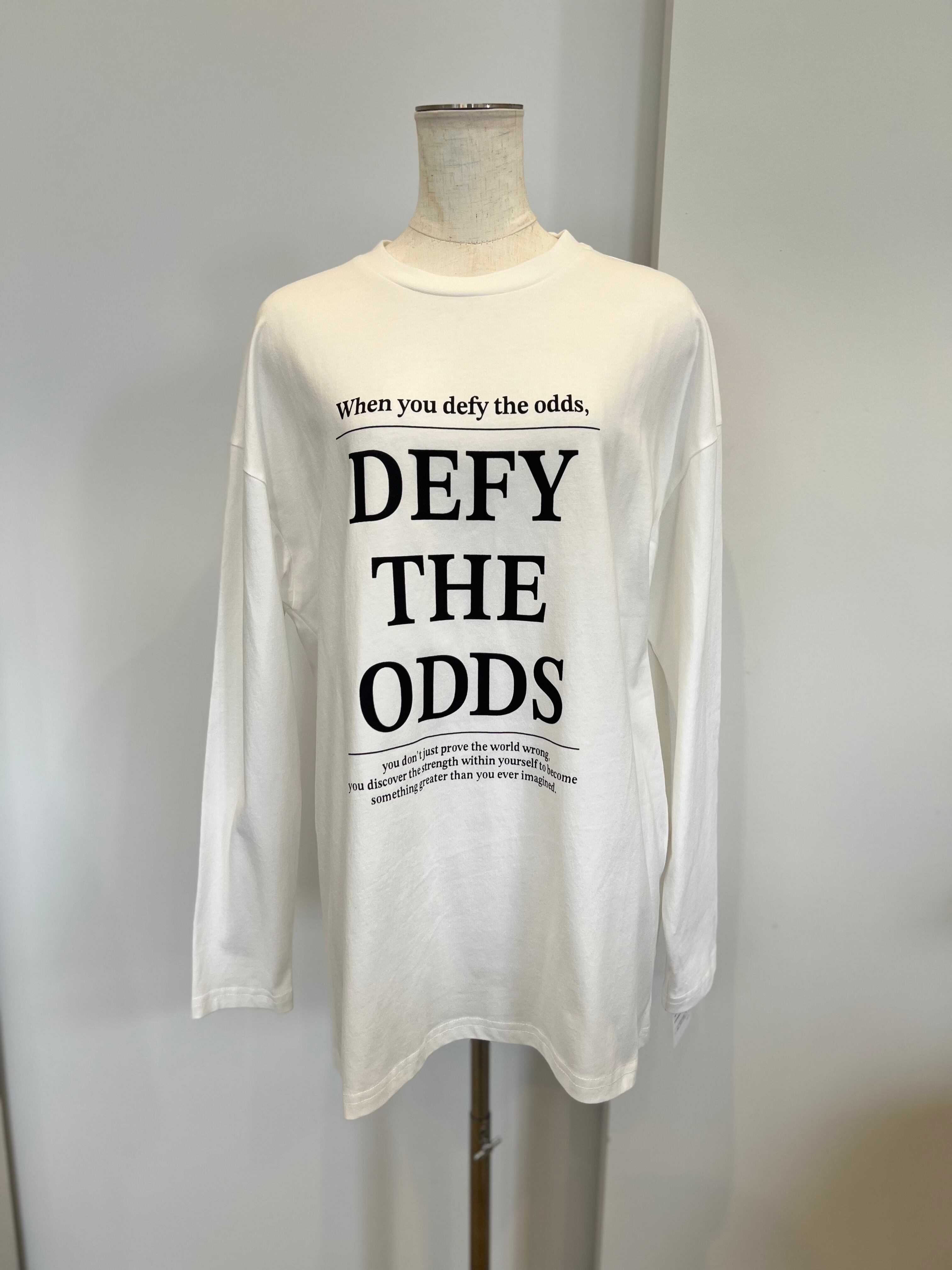 【PASSIONE】ロゴロングスリーブTシャツ