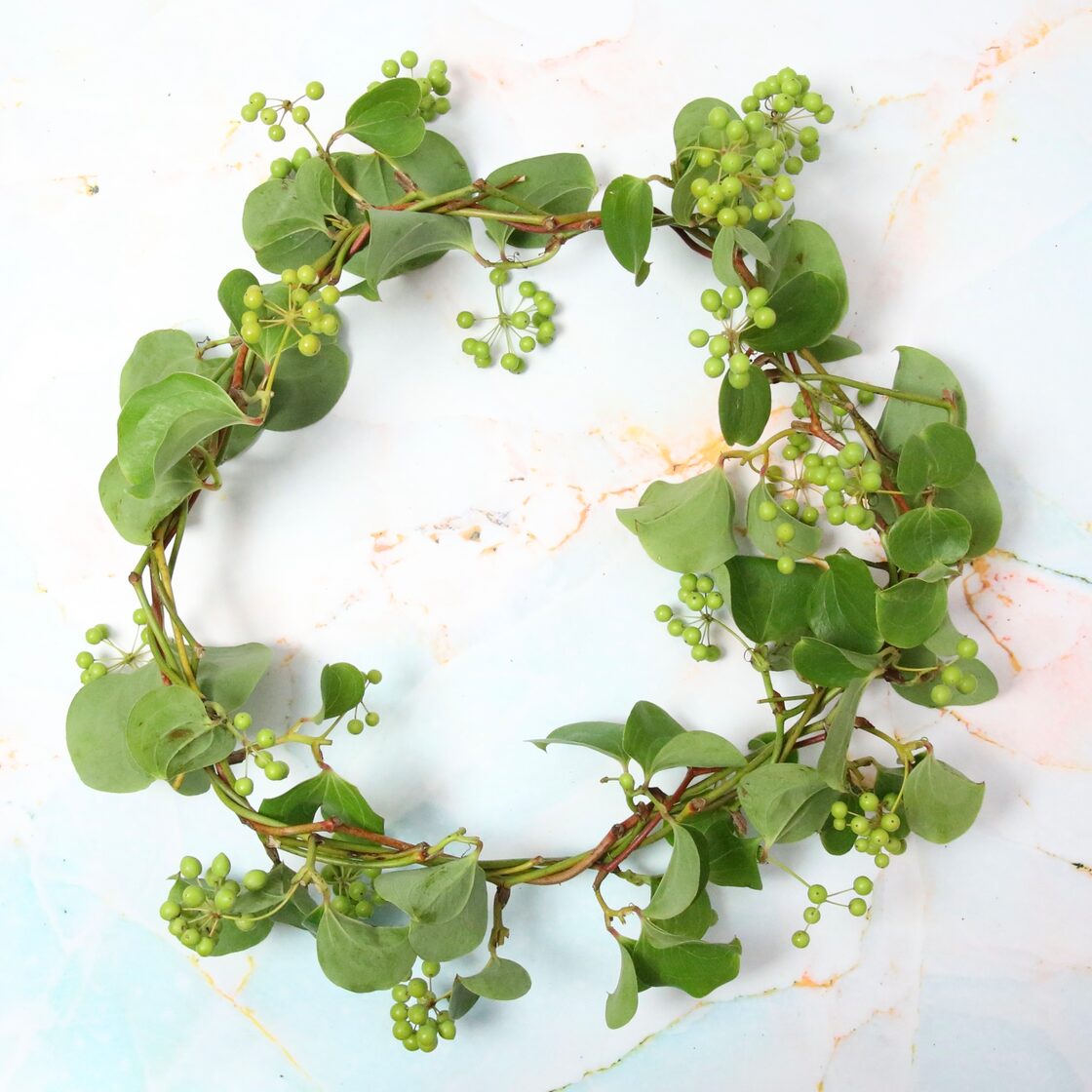 初夏のガーデンリース（半ドライ） ジュ 