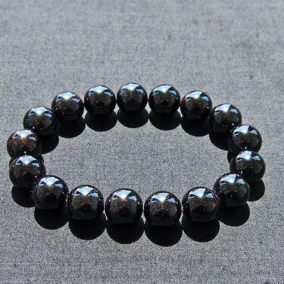 ガーネット ブレスレット 12mm 一点物 メール便可 [M便 1/10] 111-41451