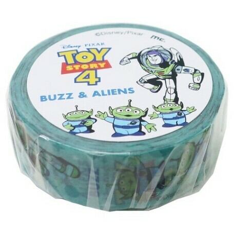 【限定品】ディズニー トイストーリー4 バズ&エイリアン 15mmマステ CA21