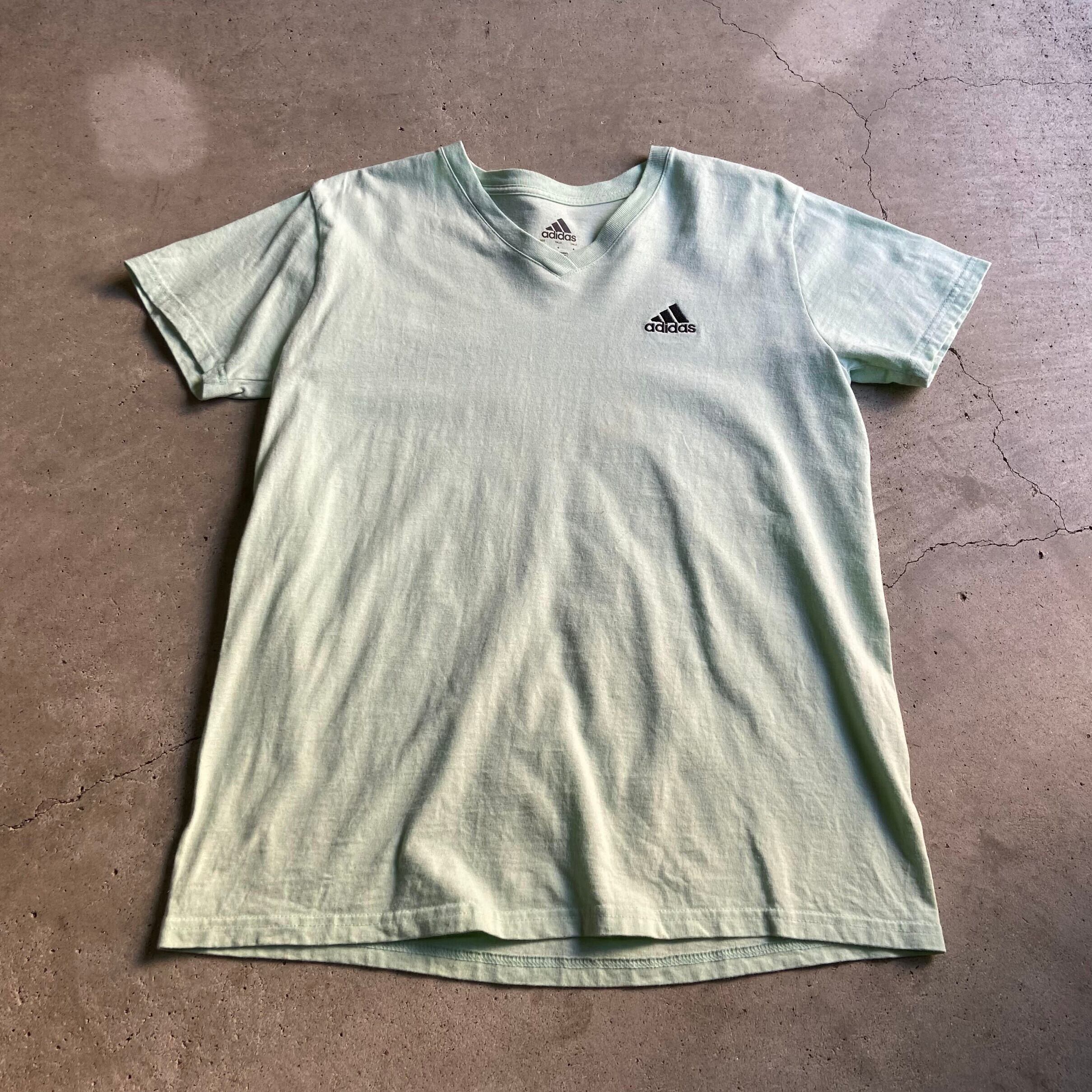 adidas アディダス パフォーマンスロゴ ワンポイント刺繍 Vネック T