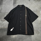 tommy bahama embroidery design silk shirt