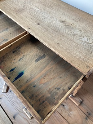 古い味わいのある文机〖古家具〗