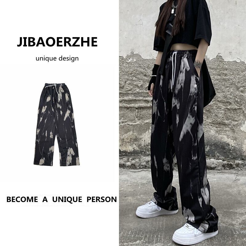 スタイルサマーダークカジュアルパンツ レディース ストリート かわいい ペンダント 夏物 ケッペル50943385452