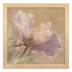 [額縁付き] Verwelkte roos 熟した薔薇 アートポスター 223×223mm 天然木 ポスターフレーム 木製 絵画 日本製 APFS101