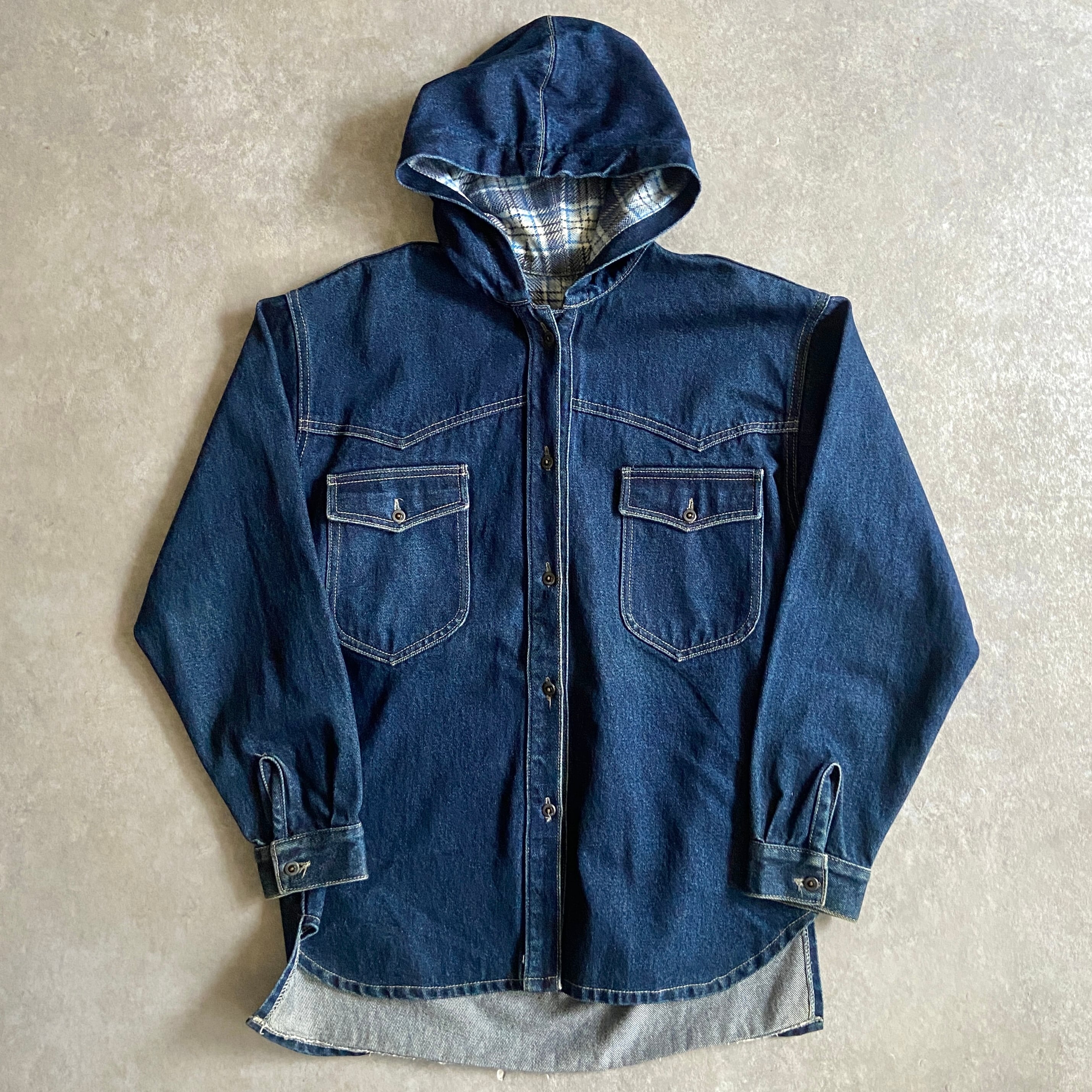 1990s AUTHENTIC JEANS SPORT WEAR Denim Parka M