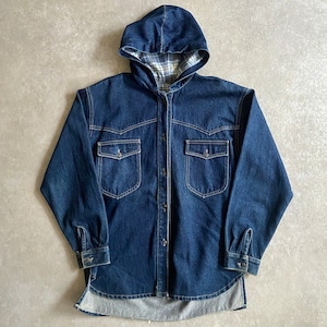 1990s AUTHENTIC JEANS SPORT WEAR Denim Parka M