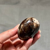 ブラックオパール(グレーオパール)*パーム2*コモンオパール*天然石インテリア*置き物