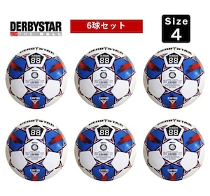 【公式】【6球セット】ダービースター DERBYSTAR サッカーボール CHICAGO TT BB3 4号球 日本オリジナルカラー 小学生用