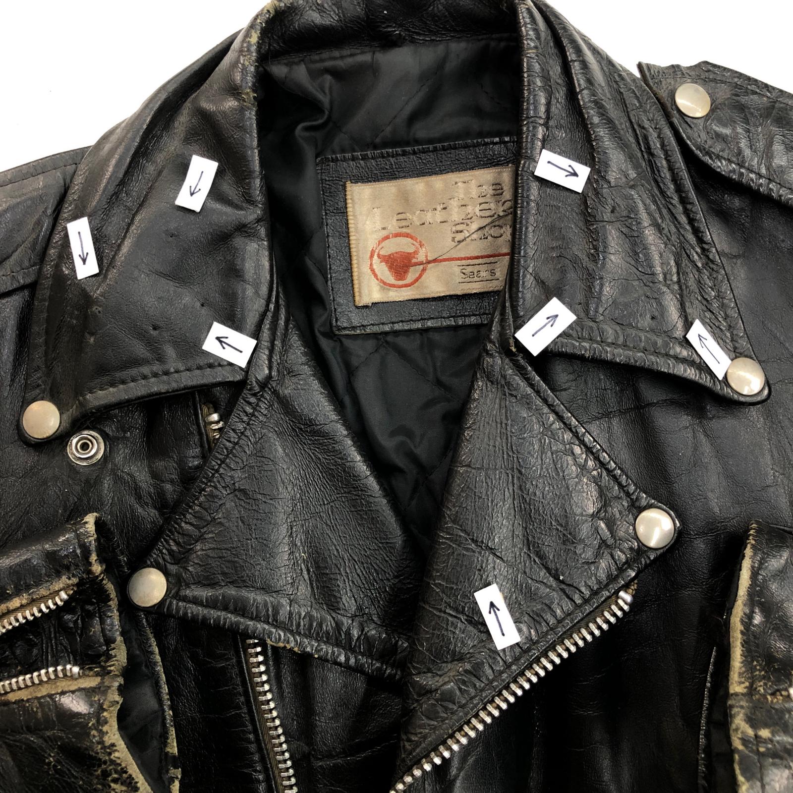 SEARS シアーズ THE LEATHER SHOP 70 -80年代 キルトライナー レザー