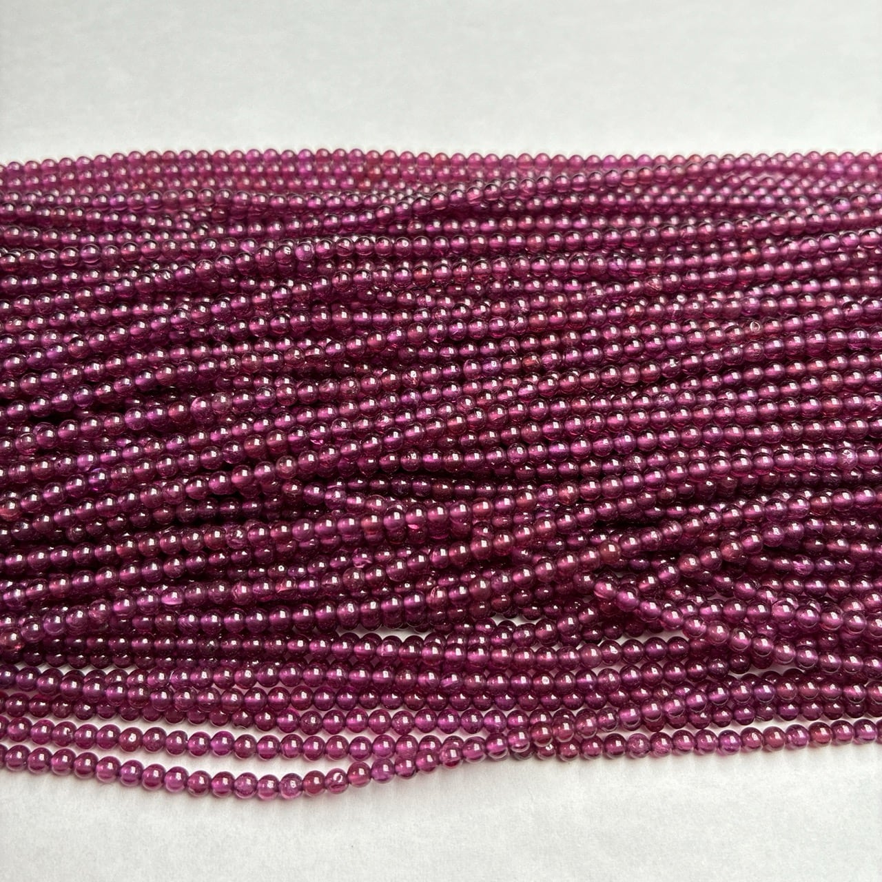 ロードナイトガーネット ラウンド/スムース 紫 2.5㎜ | K0024
