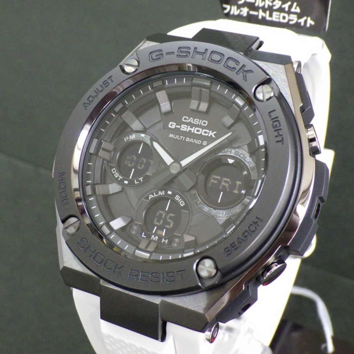 カシオ G-SHOCK G-STEEL GST-W110MS-7AJF MONOTONE SERIES ホワイト 20 
