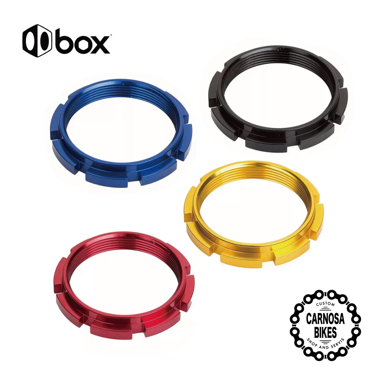 BOX】ONE Hub Lock Ring [ワン ハブロックリング] | 【CARNOSA BIKES