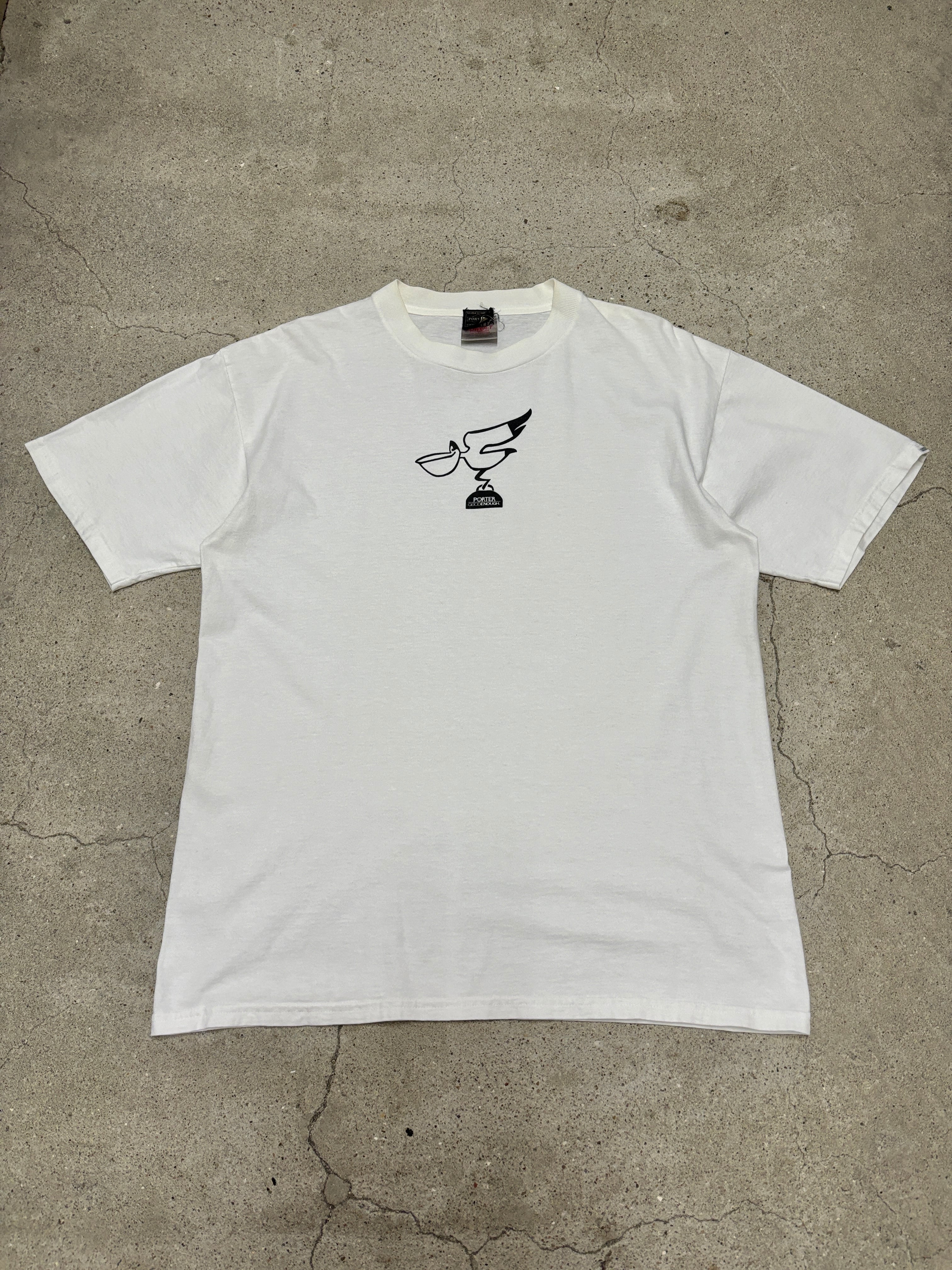 PORTER × GOODENOUGH/Logo print Tee/ONEITA/L/ロゴプリントT/Tシャツ