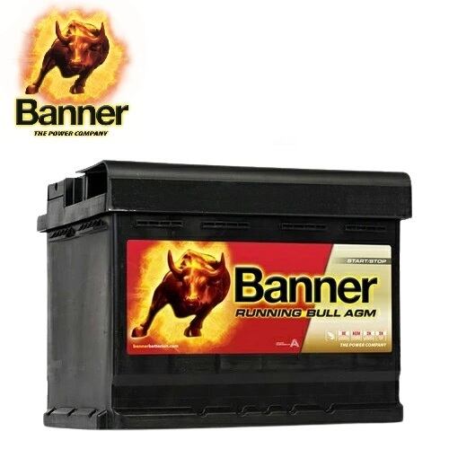 【個人宅配送不可、法人様ご住所宛のみ配送可】Banner バナー Running Bull AGM 欧州車用AGMバッテリー AGM-605-01 105A
