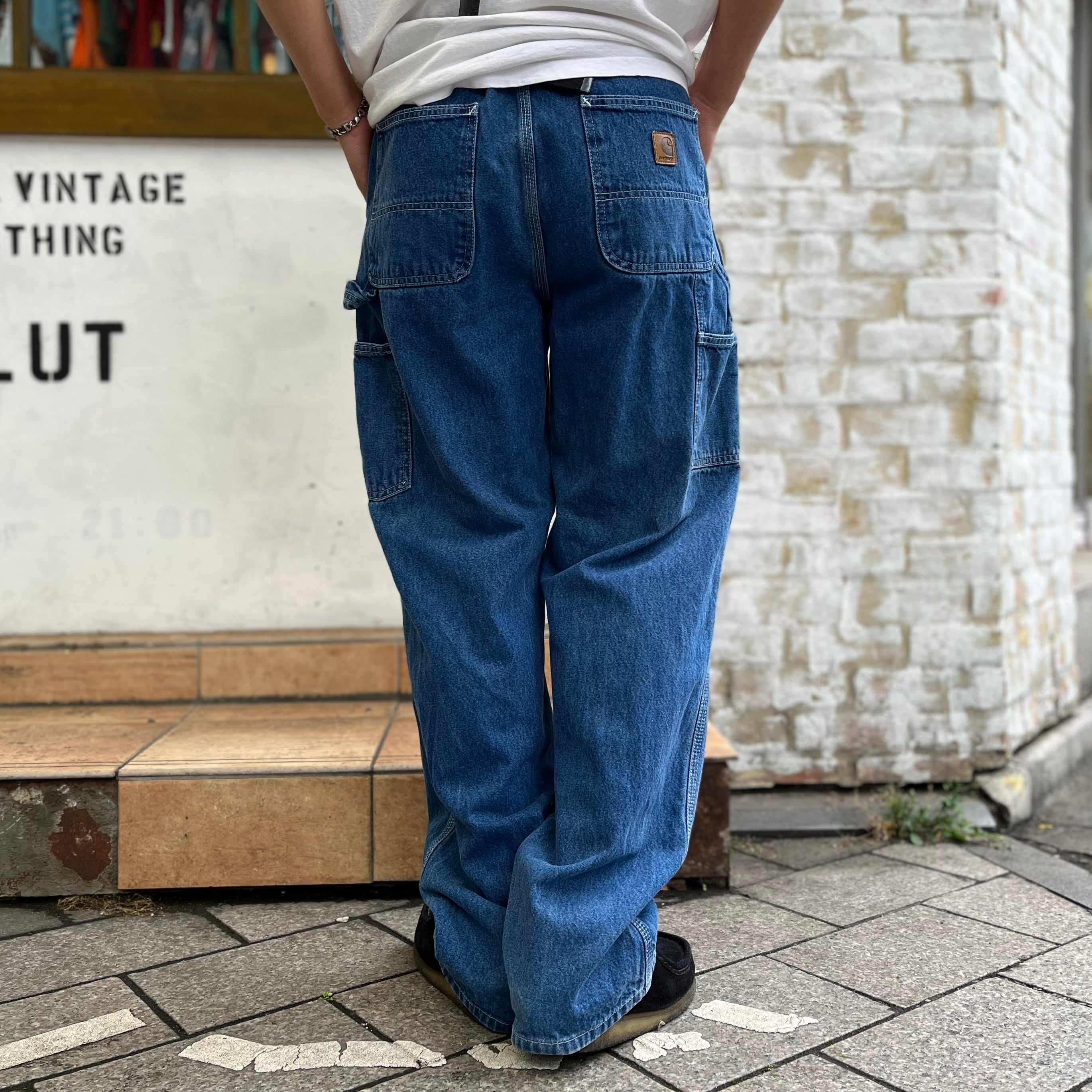 size:W34 L32【 Carhartt 】カーハート デニム ペインターパンツ 古着 ...