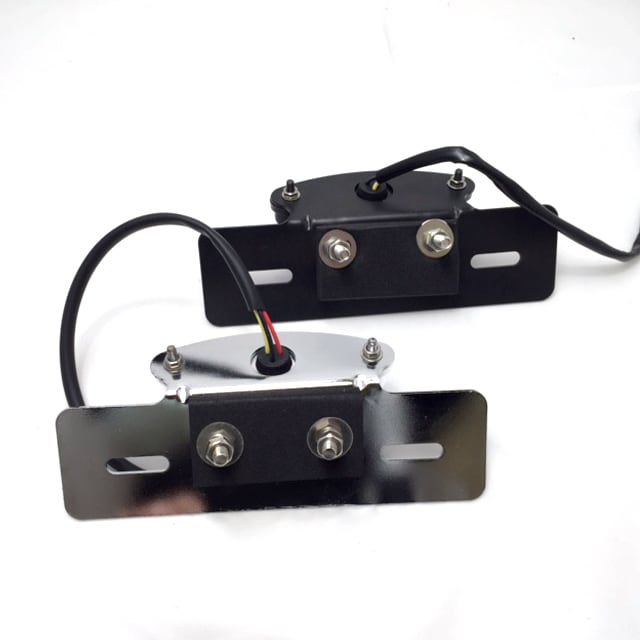 バイク LEDテール ランプ 汎用 ナンバー灯付 ミニタイプ 【ブラック