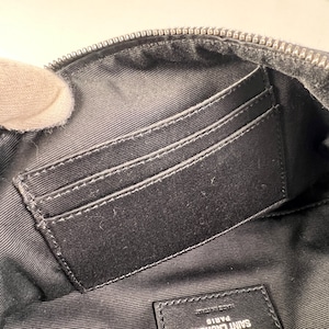 SAINT LAURENT サンローラン カサンドラ ウエストバッグ キャンバス ショルダーバッグ 黒 A-13752