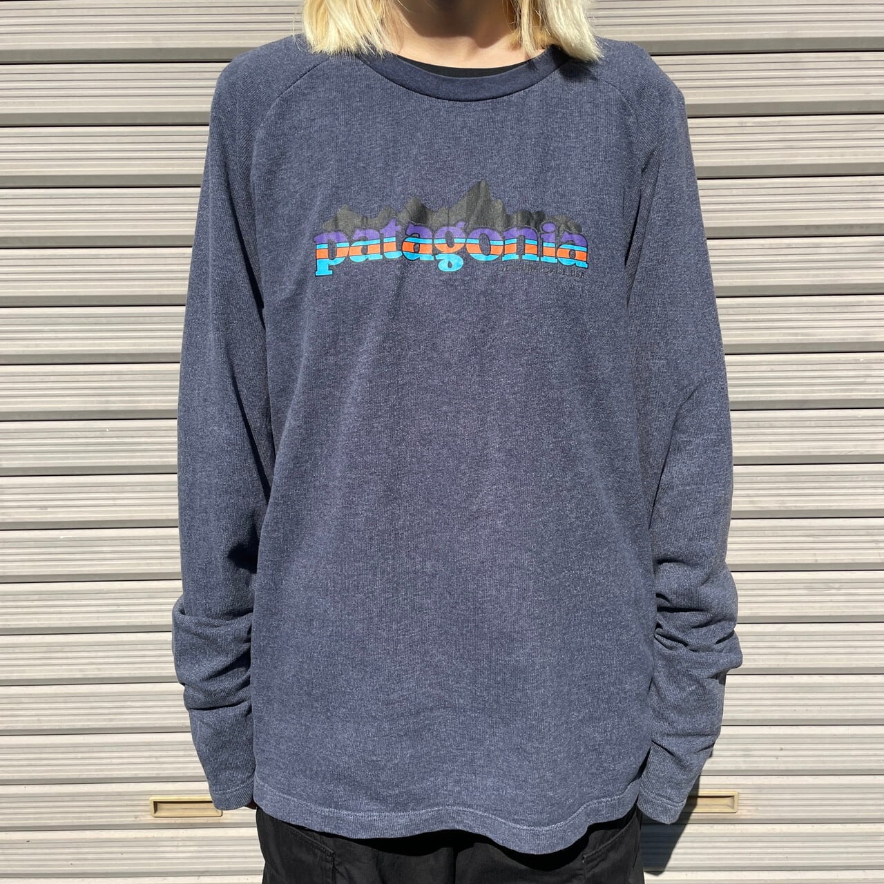 patagonia パタゴニア フロントロゴ プリント ラグラン patagonia パタゴニア フロントロゴ プリント ラグラン