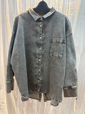 TORNERA バックスリットデニムシャツ　57064