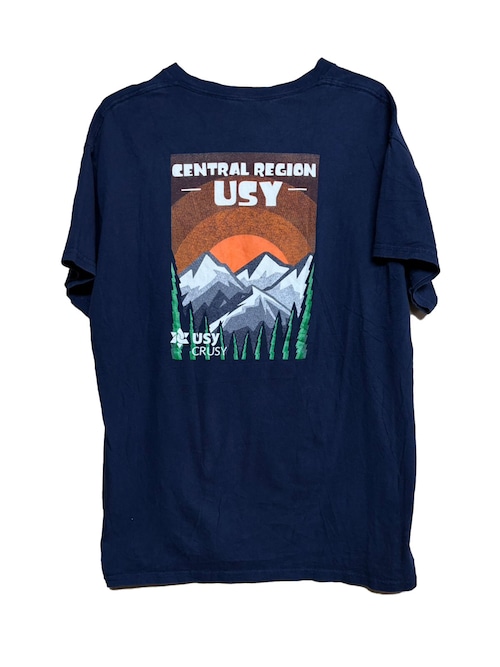 ゆうパケット可【古着  通販】USY プリントTシャツ-2枚目