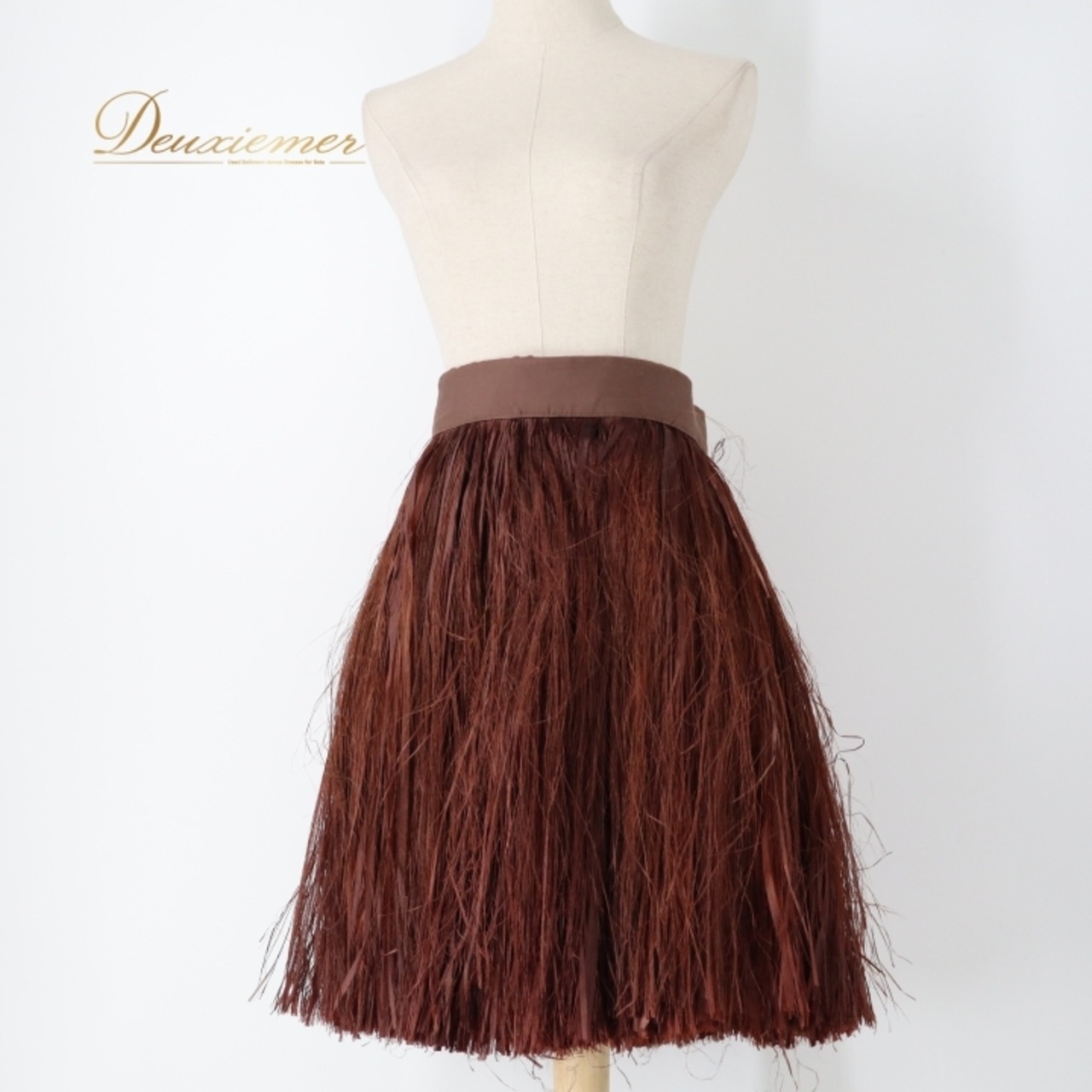 フラダンス 衣装 モレ ブラウン系 腰みの ショート丈 スカート タヒチアン 茶 こげ茶 ハワイアン アロハ フラ ダンス レッスン 練習 ナチュラル 軽やか ダークブラウン タヒチアンダンス スカートコスチューム フラダンス衣装 ダンス衣装 衣装セット ダンス練習服 カジュアルスタイル シンプルデザイン