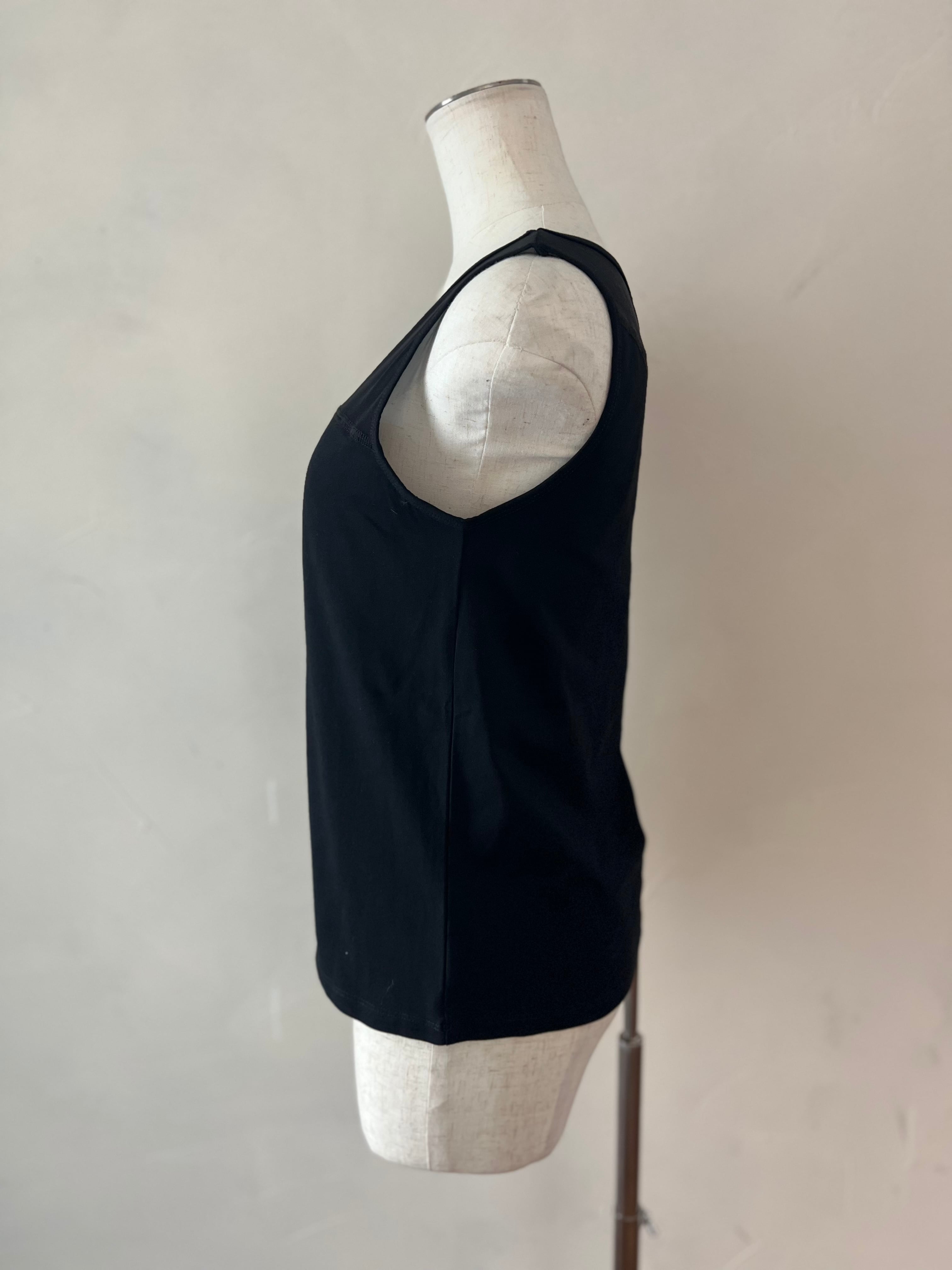 【SELECT】シアー切替タンクトップ　25-0600