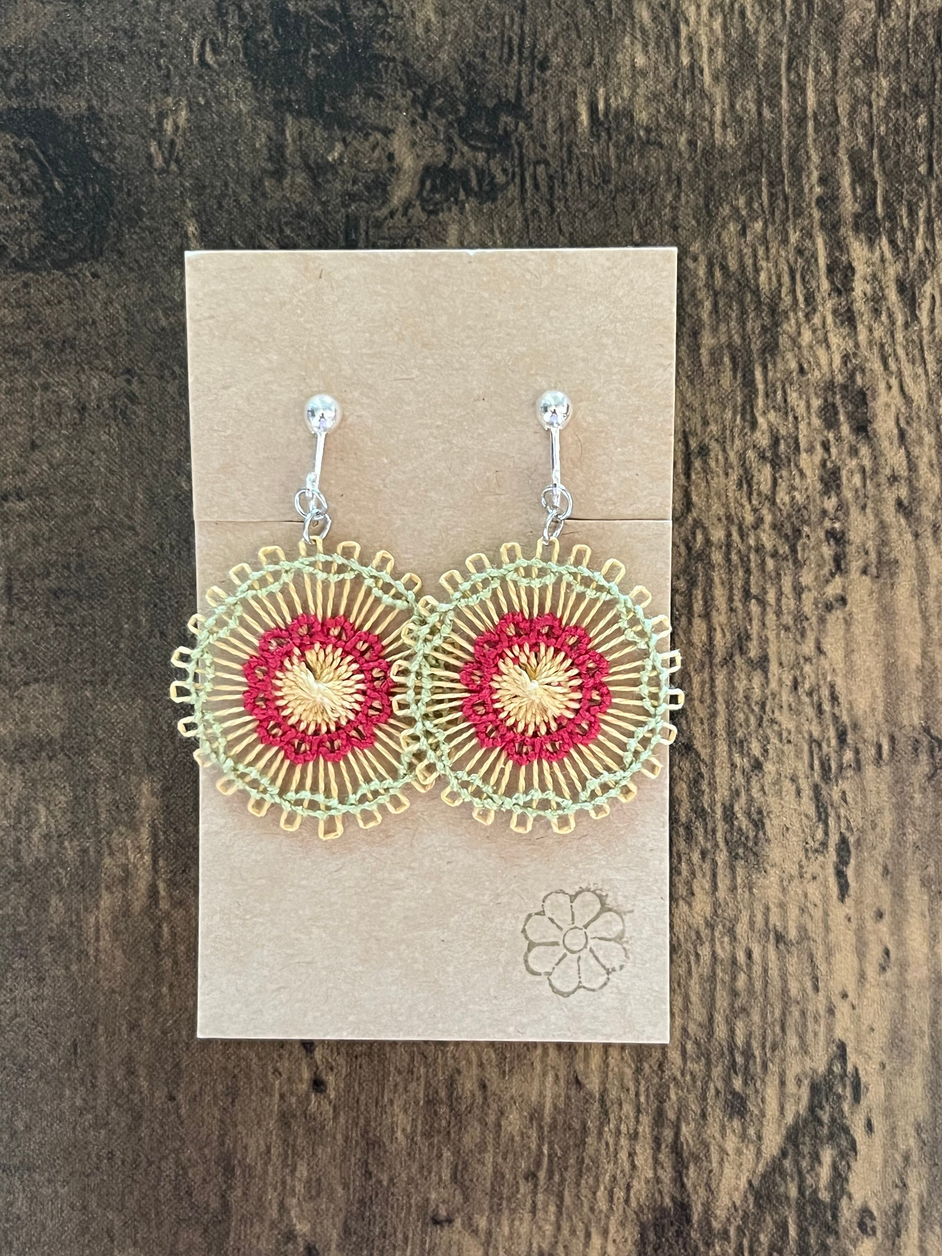 lace flower ニャンドゥティピアス