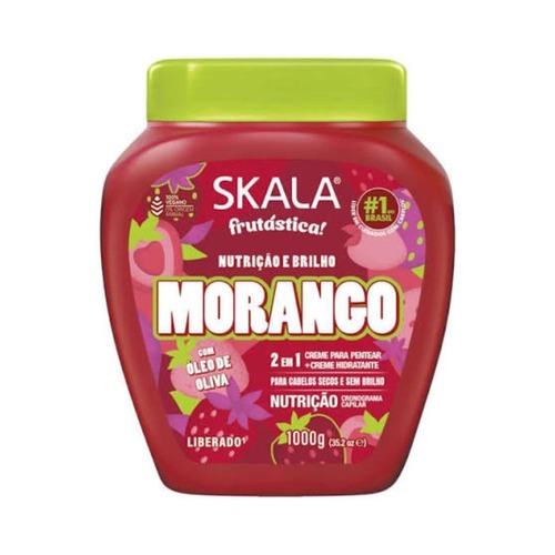 スカラ フルタスチカ ストロベリー 2in1 ヘアトリートメント&リーブイン 1000g / Skala Frutástica Strawberry 2-in-1 Treatment & Leave-in 1000g